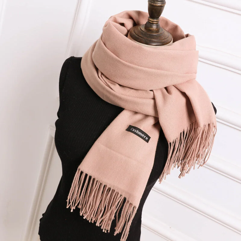 PASHMINA(cashimere)ショール Cachecol Pashmina Xale Cashmere Com Franja Quentinha Débora